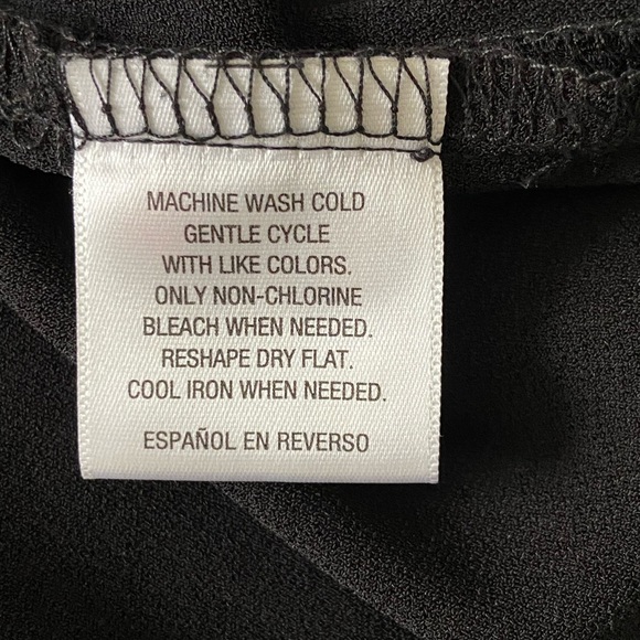 Style & Co Black Faux Suede Peplum Jacket Long Sleeve Size Medium Petite - Picture 8 of 11